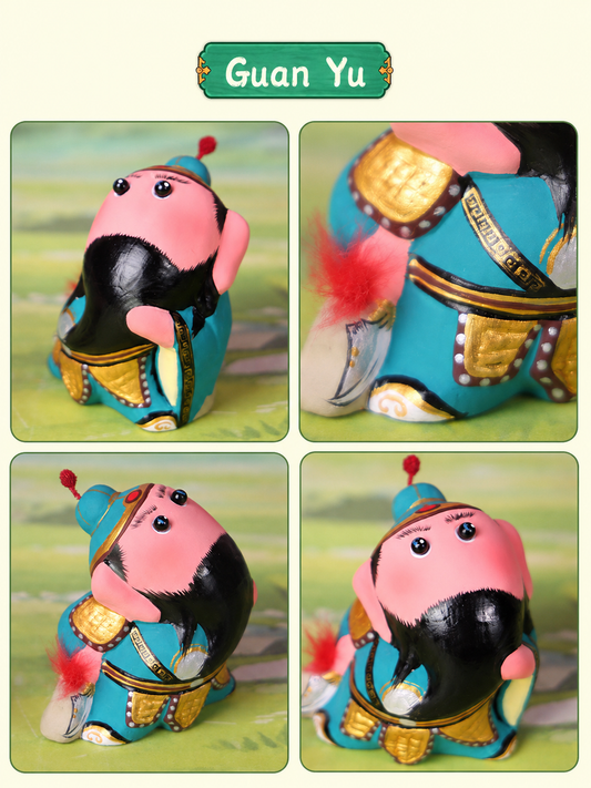 Three Kingdoms Clay Figurine Set main image 1