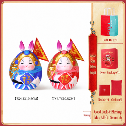 Great Auspicious Tu'er Ye Rabbit Lord Figurines