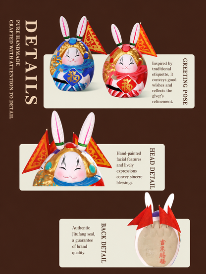 Great Auspicious Tu'er Ye Rabbit Lord Figurines