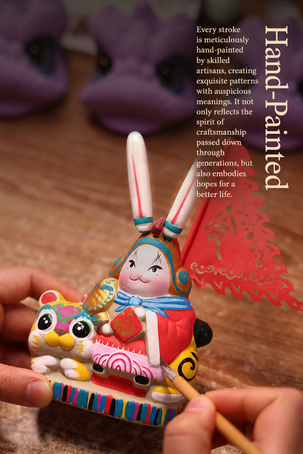 Dayuanhe Tu'er Ye Rabbit Lord Figurines
