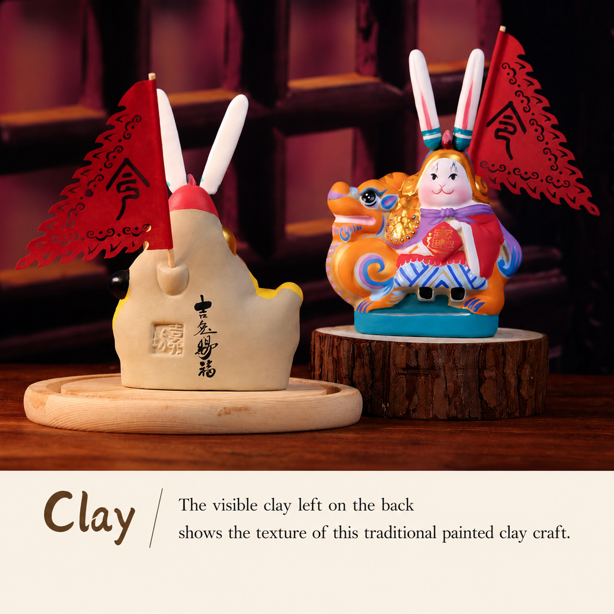 Dayuanhe Tu'er Ye Rabbit Lord Figurines