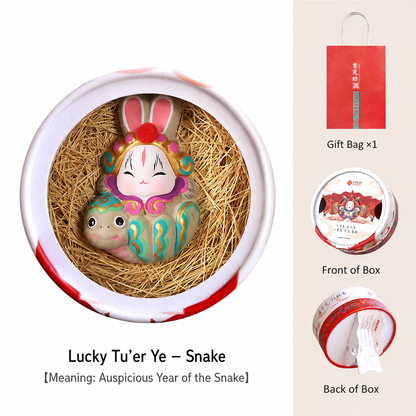 Lucky Tu'er Ye Zodiac Rabbit Lord Figurines