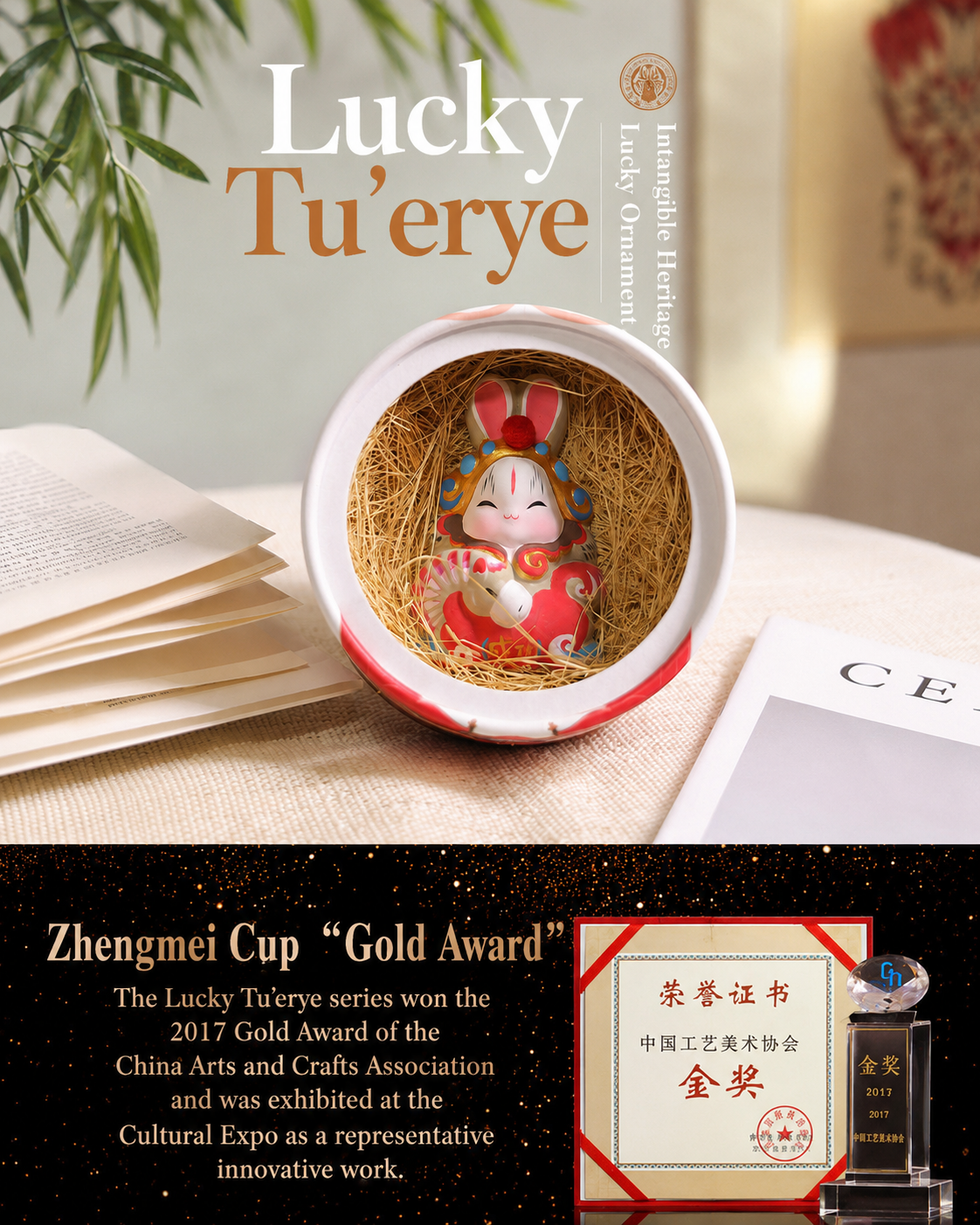 Lucky Tu'er Ye Zodiac Rabbit Lord Figurines