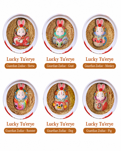 Lucky Tu'er Ye Zodiac Rabbit Lord Figurines