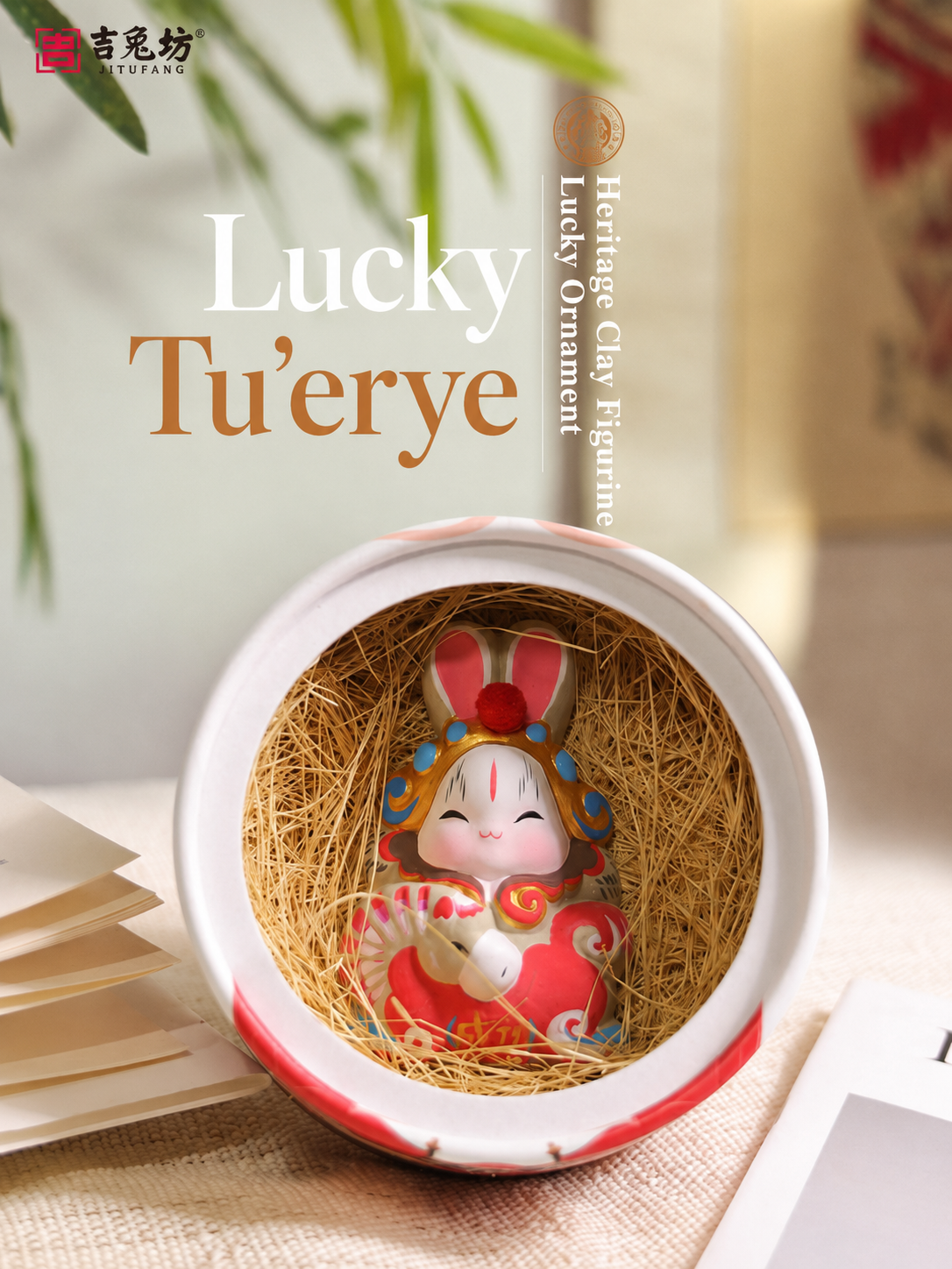 Lucky Tu'er Ye Zodiac Rabbit Lord Figurines