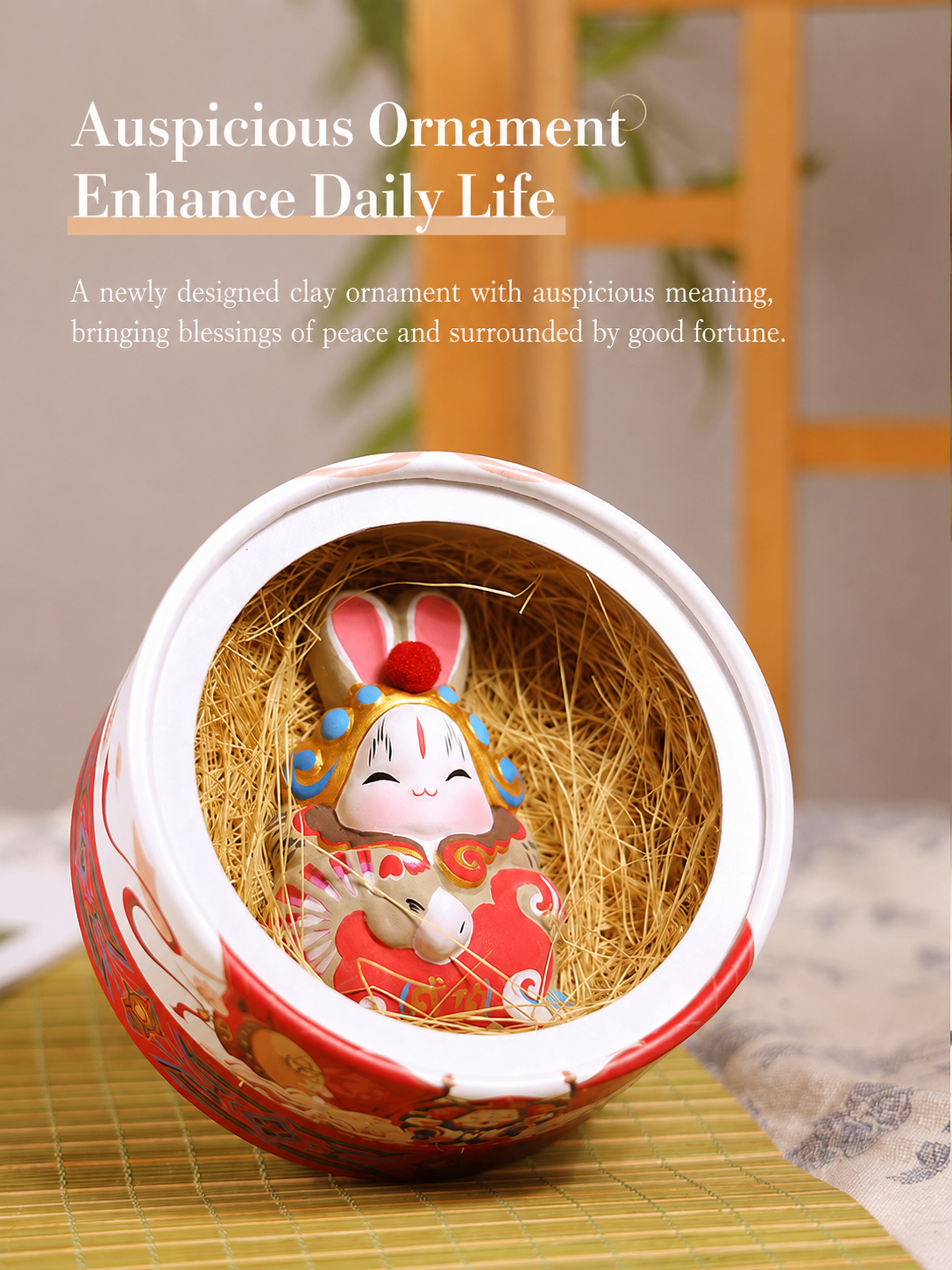Lucky Tu'er Ye Zodiac Rabbit Lord Figurines