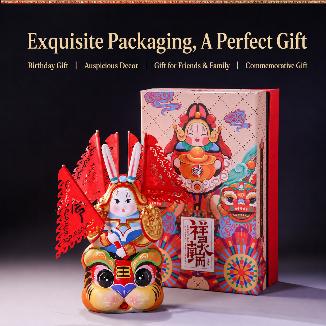 Auspicious Spirit Lucky Tu'er Ye Rabbit Lord