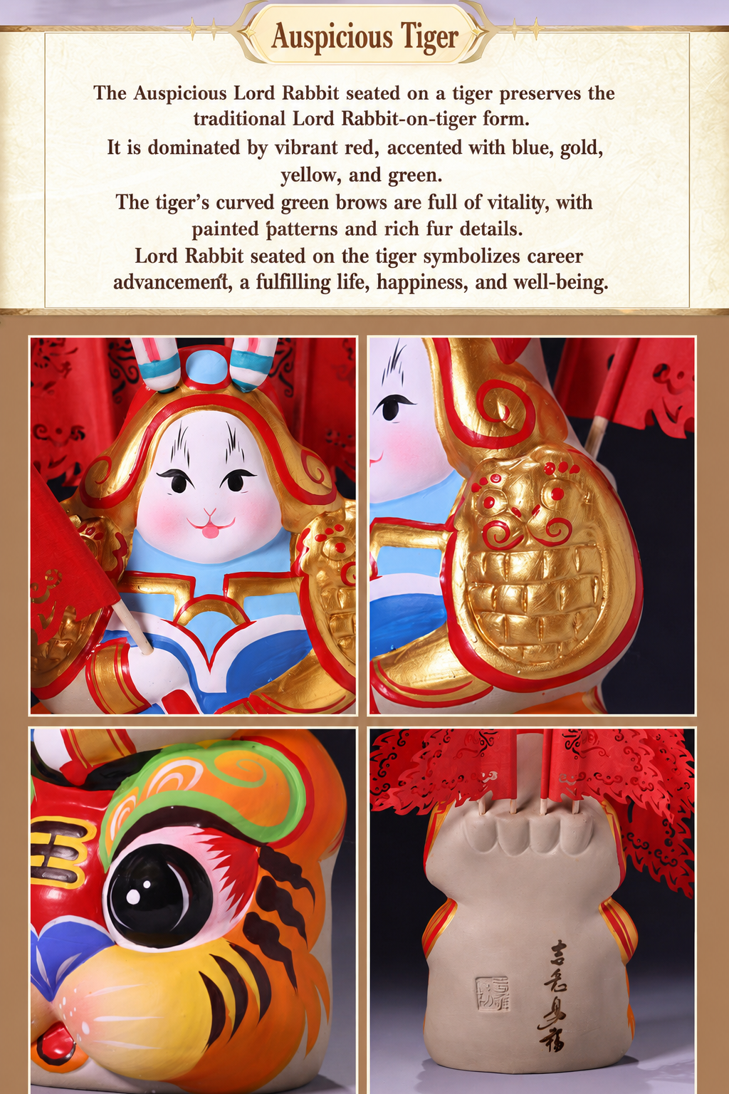 Auspicious Spirit Lucky Tu'er Ye Rabbit Lord