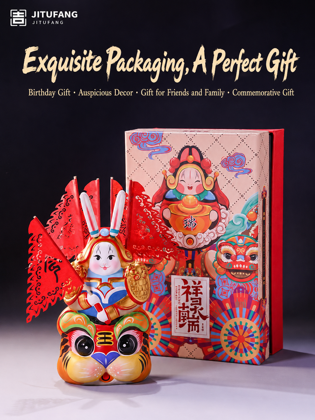 Auspicious Spirit Lucky Tu'er Ye Rabbit Lord