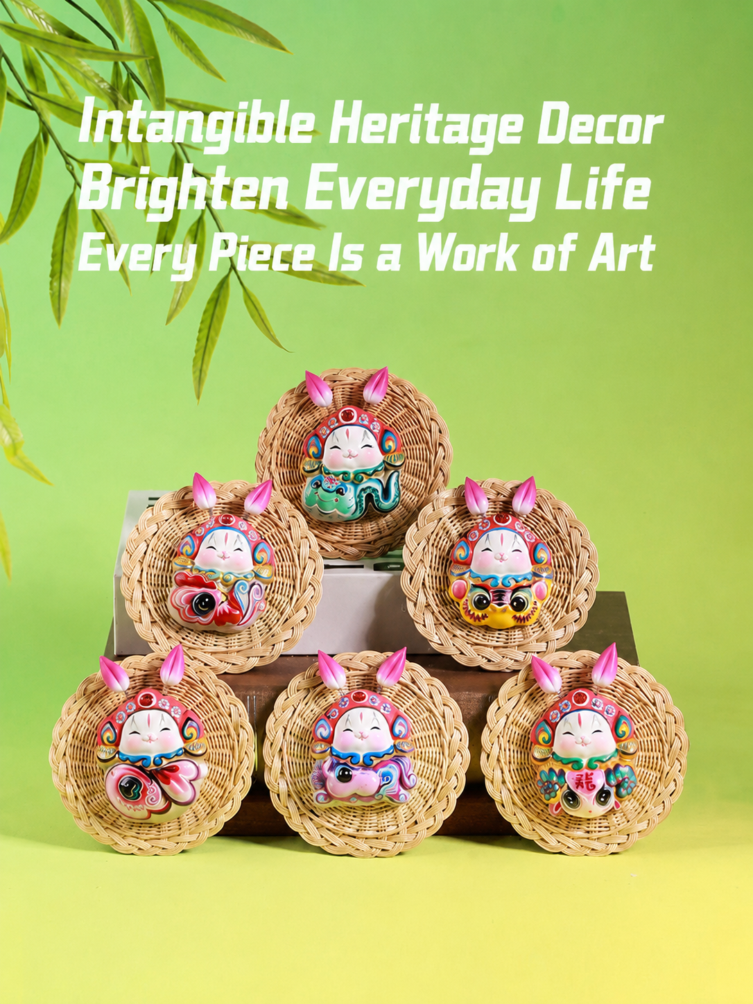 Royal Clay Guardian Rabbit Lord Zodiac Magnets