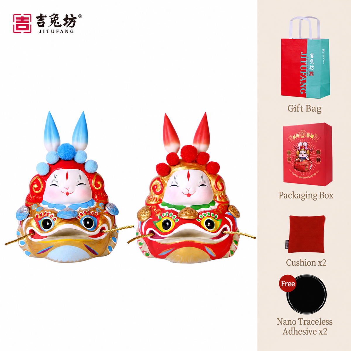 Golden Toad Wealth Tu'er Ye Rabbit Lord