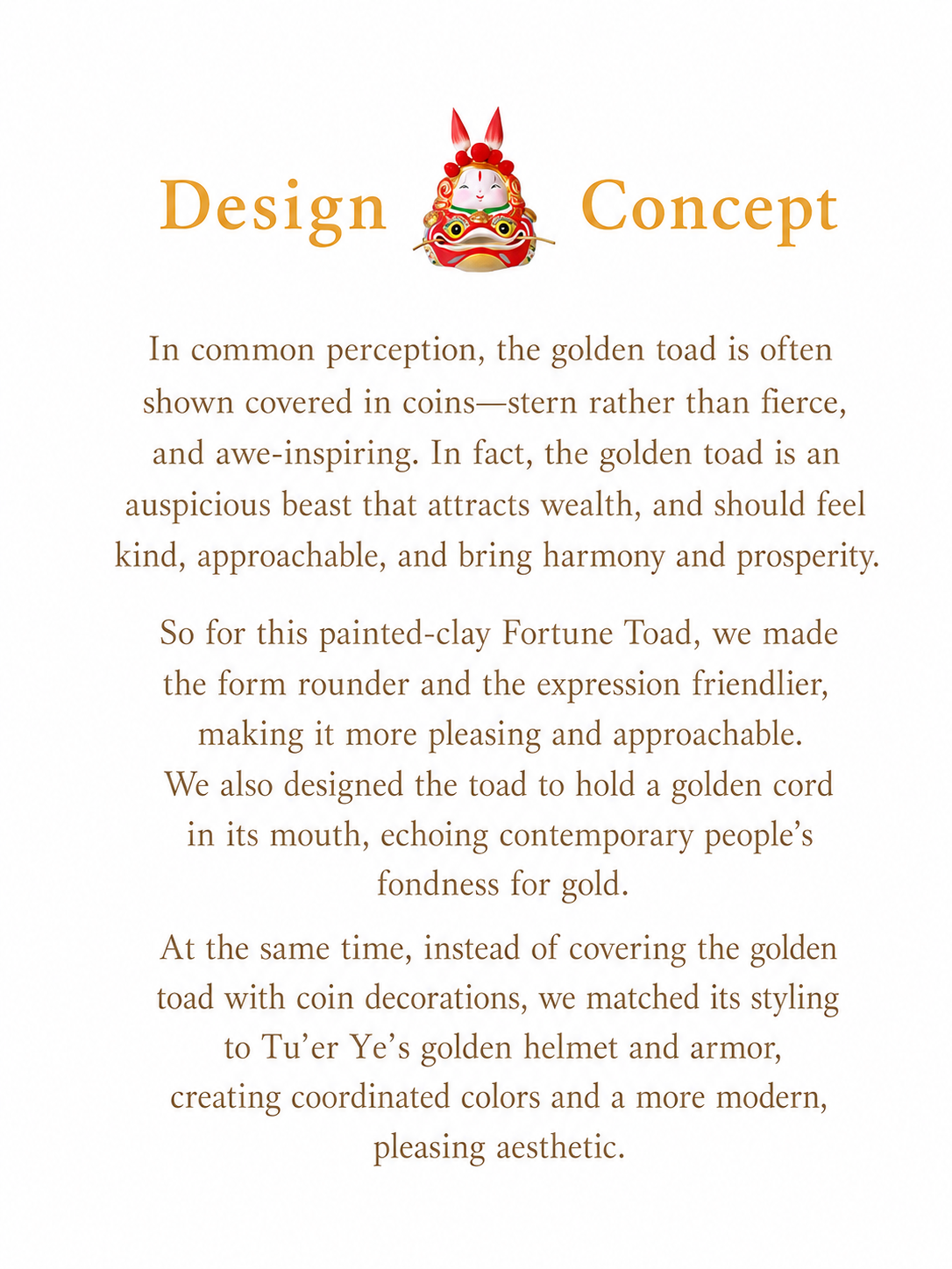 Golden Toad Wealth Tu'er Ye Rabbit Lord