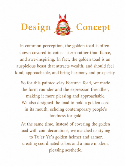Golden Toad Wealth Tu'er Ye Rabbit Lord