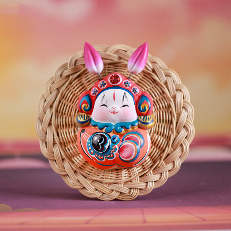 Royal Clay Guardian Rabbit Lord Zodiac Magnets