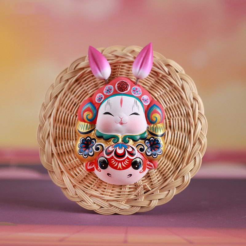 Royal Clay Guardian Rabbit Lord Zodiac Magnets