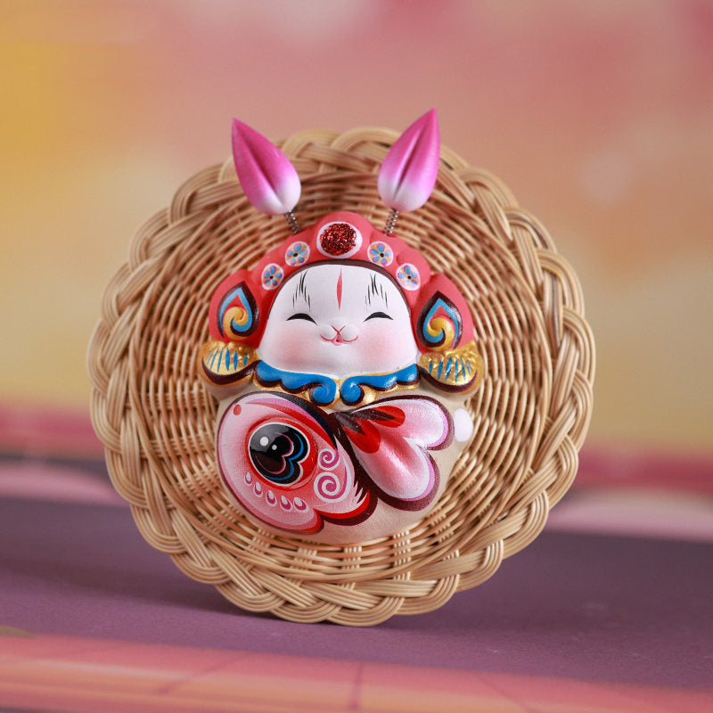 Royal Clay Guardian Rabbit Lord Zodiac Magnets