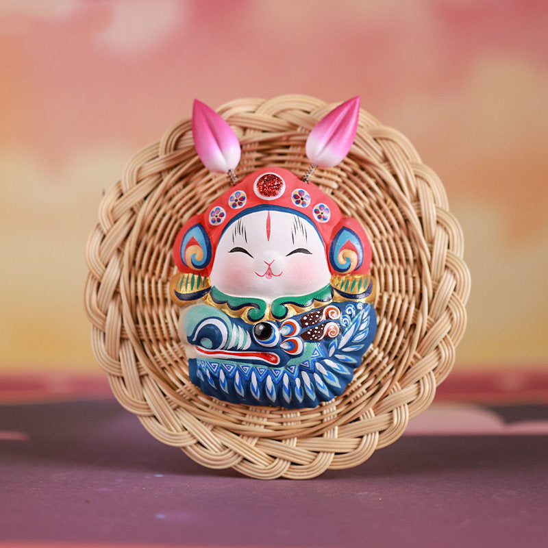 Royal Clay Guardian Rabbit Lord Zodiac Magnets