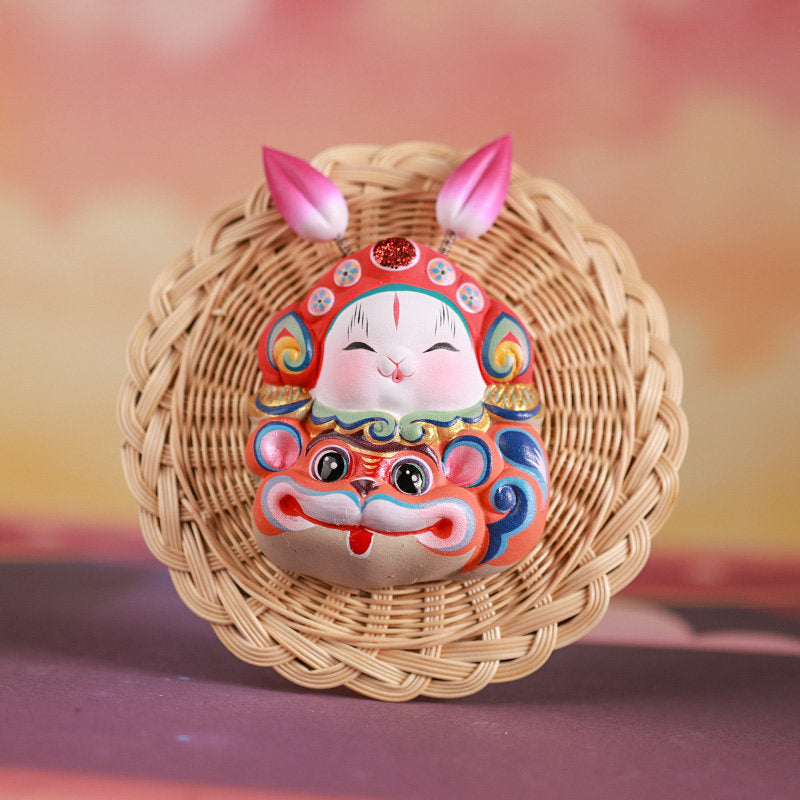 Royal Clay Guardian Rabbit Lord Zodiac Magnets
