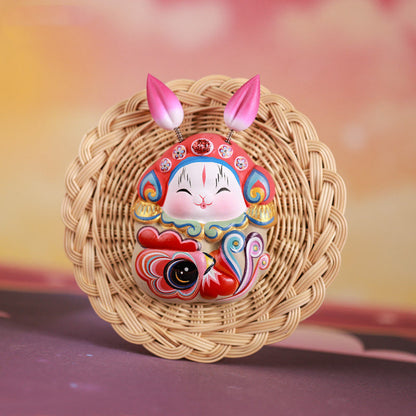 Royal Clay Guardian Rabbit Lord Zodiac Magnets