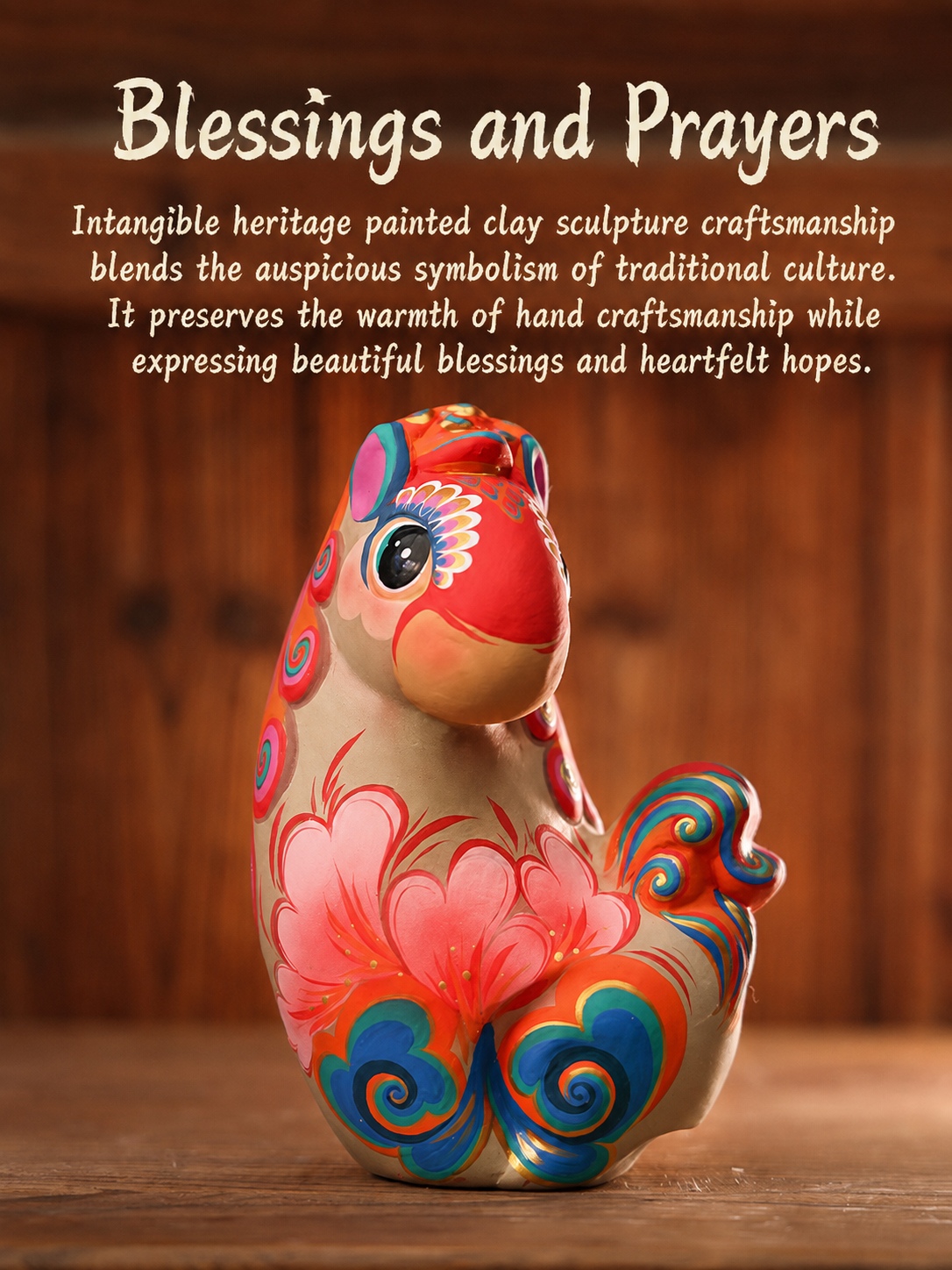 Auspicious Painted Zodiac Sculptures