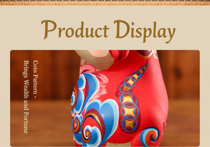 Auspicious Painted Zodiac Sculptures
