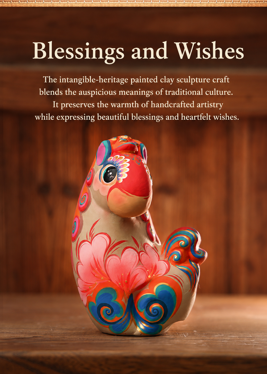 Auspicious Painted Zodiac Sculptures