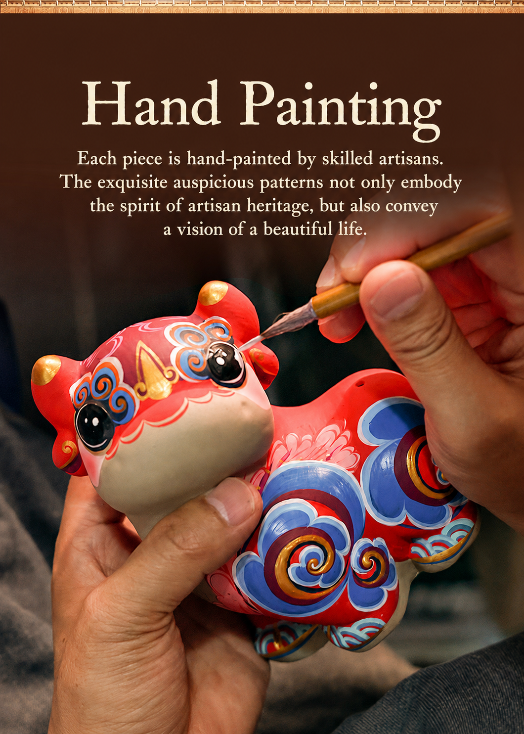 Auspicious Painted Zodiac Sculptures