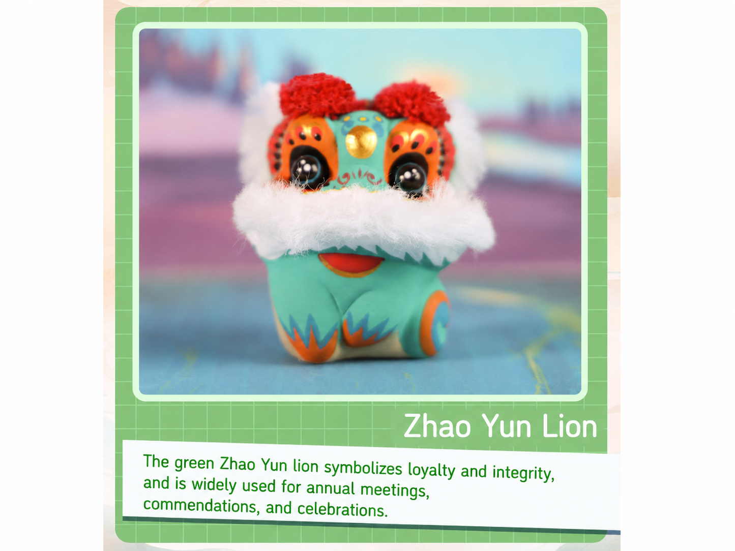 China Chic Loong Lion Figurines detail image 1