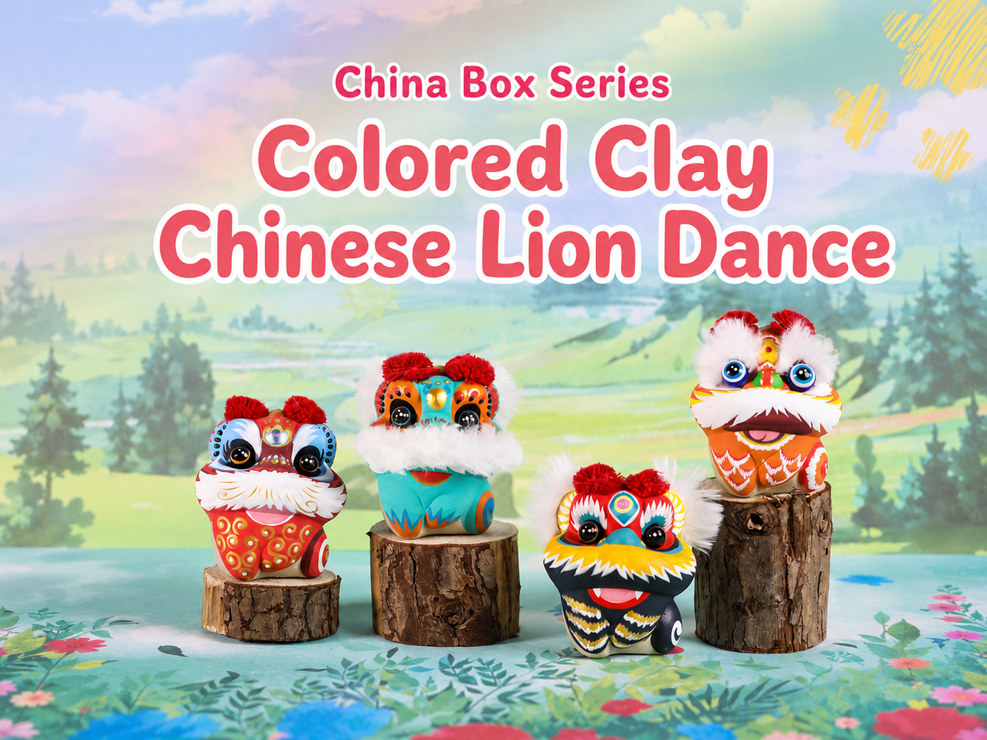 China Chic Loong Lion Figurines detail image 6