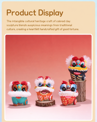 China Chic Loong Lion Figurines detail image 12