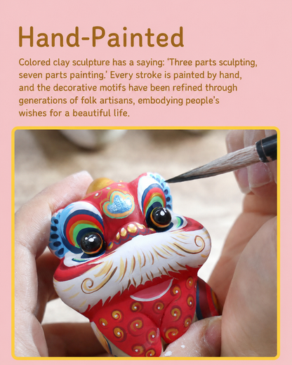 China Chic Loong Lion Figurines main image 3