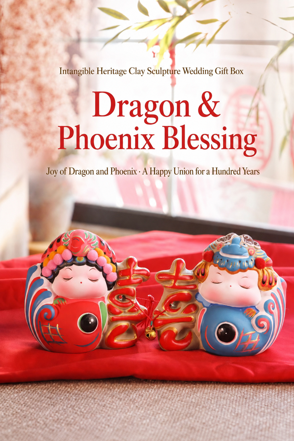 Dragon and Phoenix Wedding Gift Box detail image 7