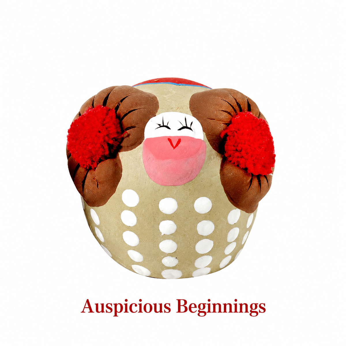 Exquisite Zodiac Clay Figurines - Goat