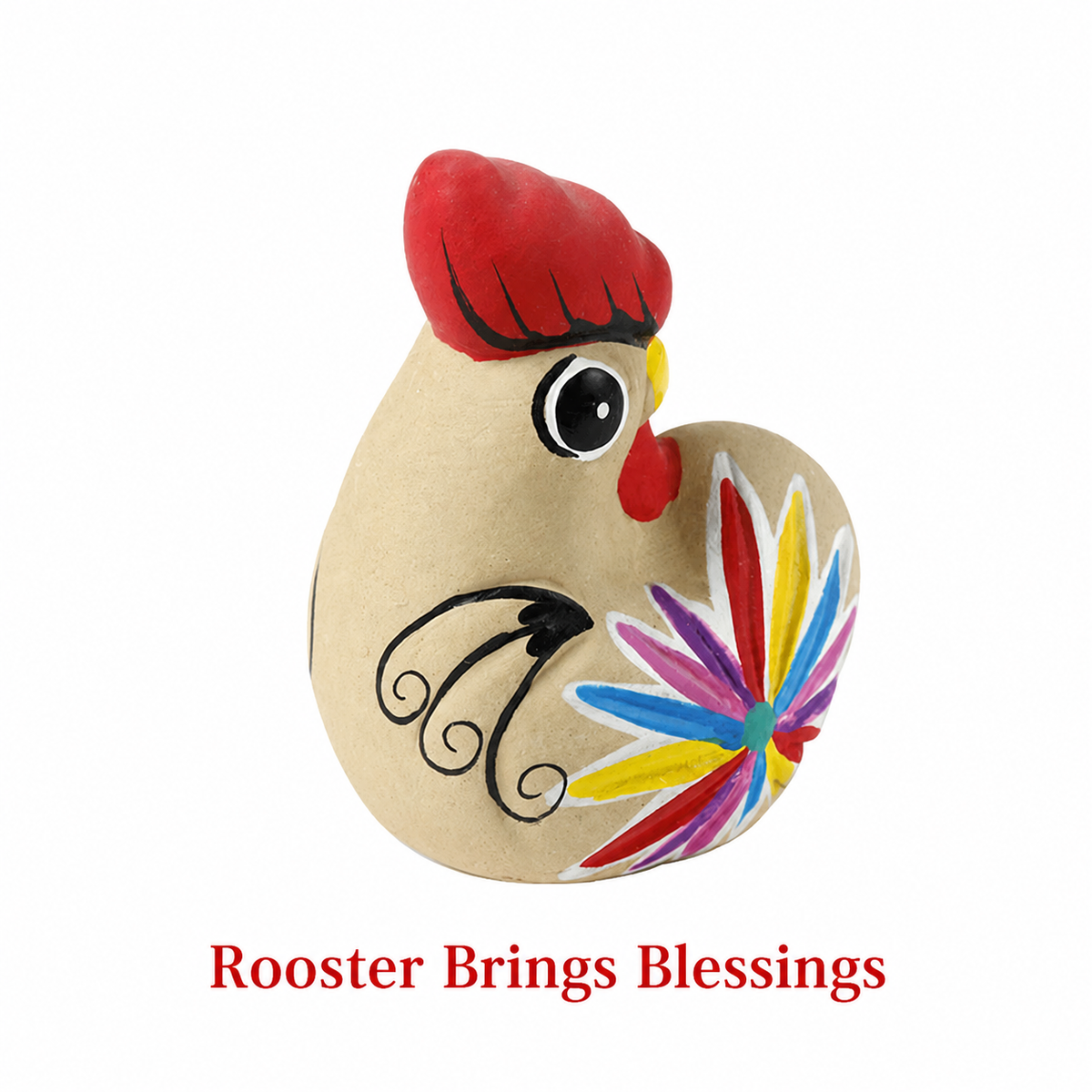 Exquisite Zodiac Clay Figurines - Rooster