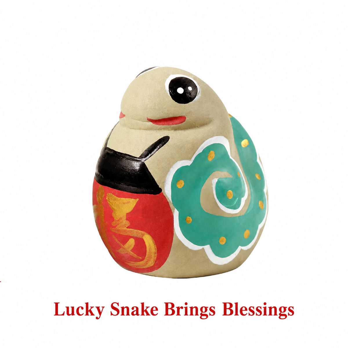 Exquisite Zodiac Clay Figurines - Snake