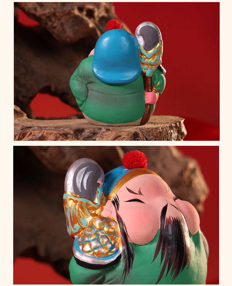 Guan Yu Temple Guardian Figurine detail image 11