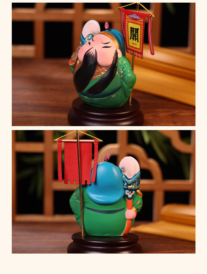 Guan Yu Temple Guardian Figurine detail image 13