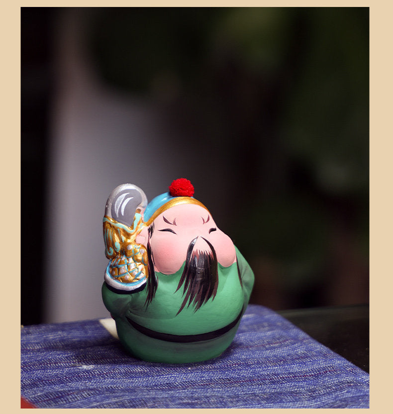 Guan Yu Temple Guardian Figurine detail image 14