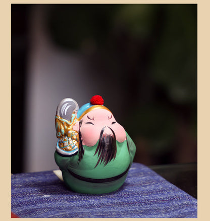 Guan Yu Temple Guardian Figurine detail image 14