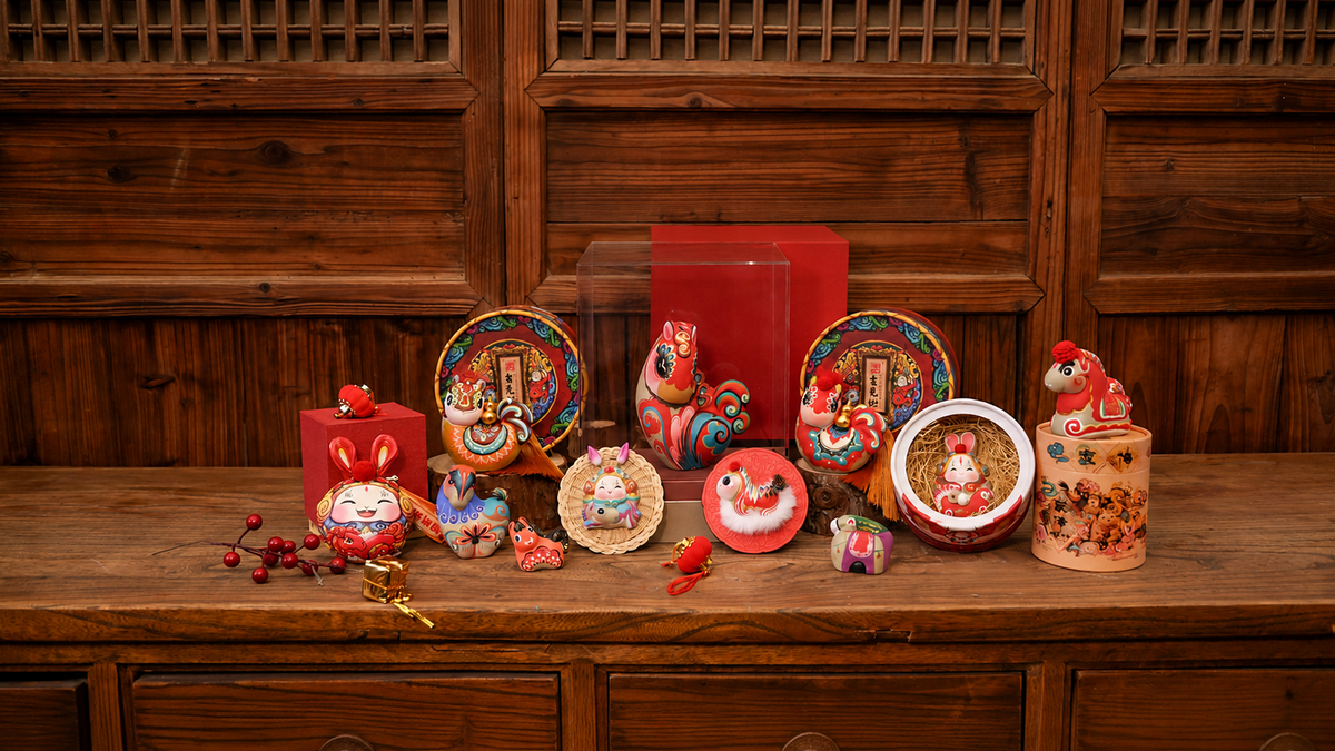 Intangible Cultural | Handmade Tu'er Ye Rabbit Lord & Chinese Clay ...