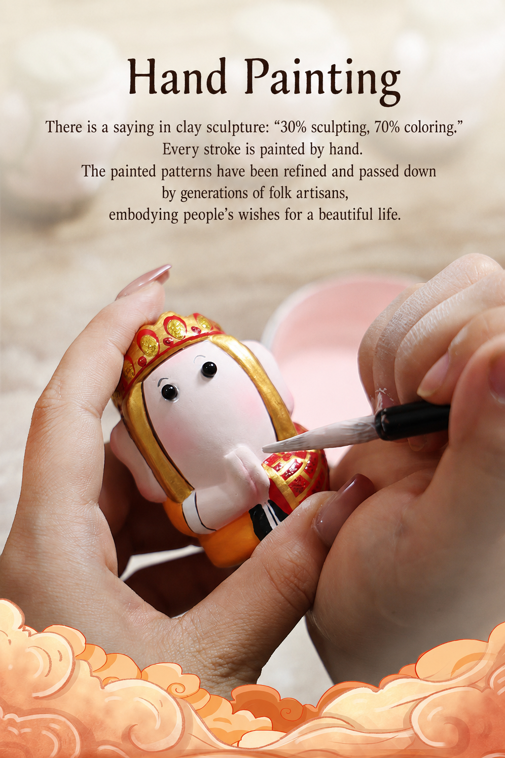 Journey to the West Clay Figurine Set detail image 2