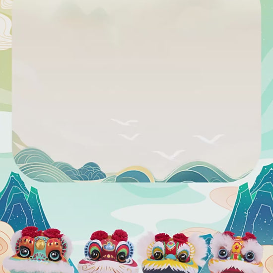 China Chic Loong Lion Figurines product video
