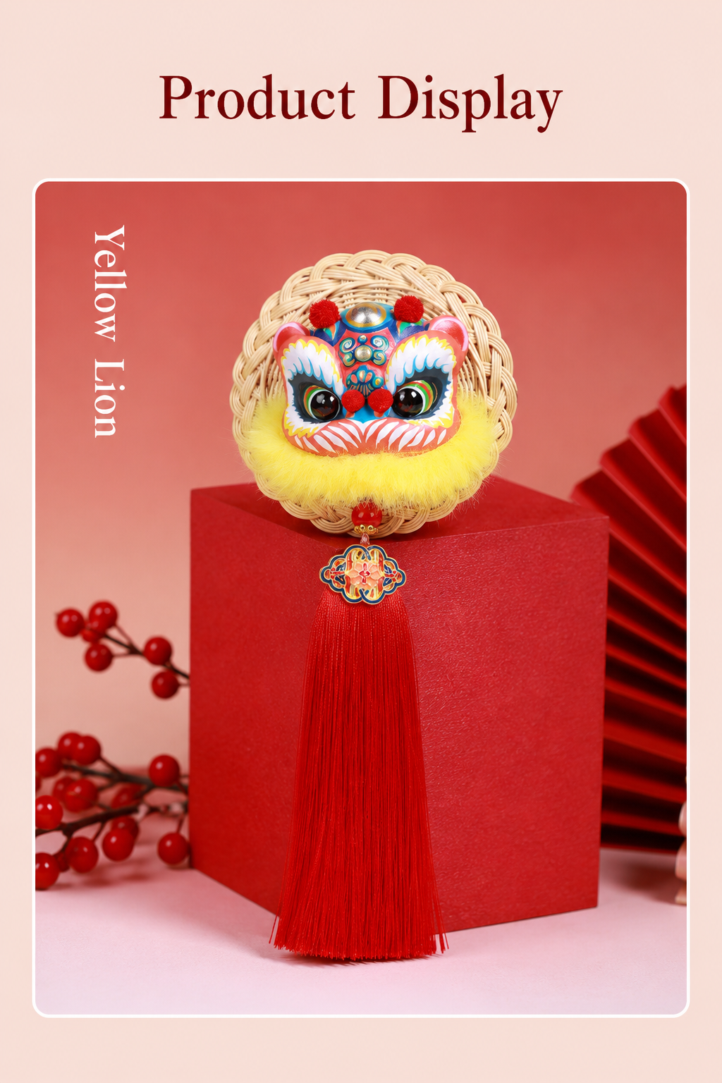 Prosperity Lion Dance Tassel Magnet detail image 6