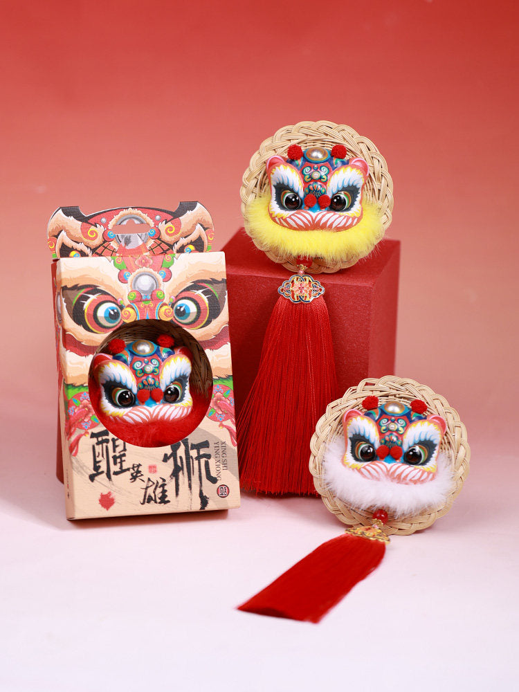 Prosperity Lion Dance Tassel Magnet main image 2