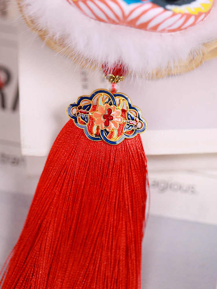 Prosperity Lion Dance Tassel Magnet main image 4