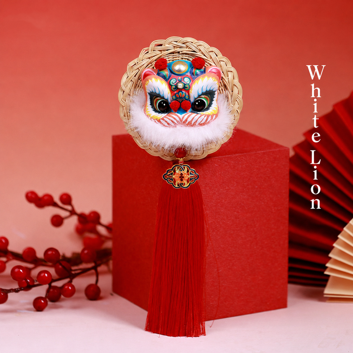 Prosperity Lion Dance Tassel Magnet sku image 1