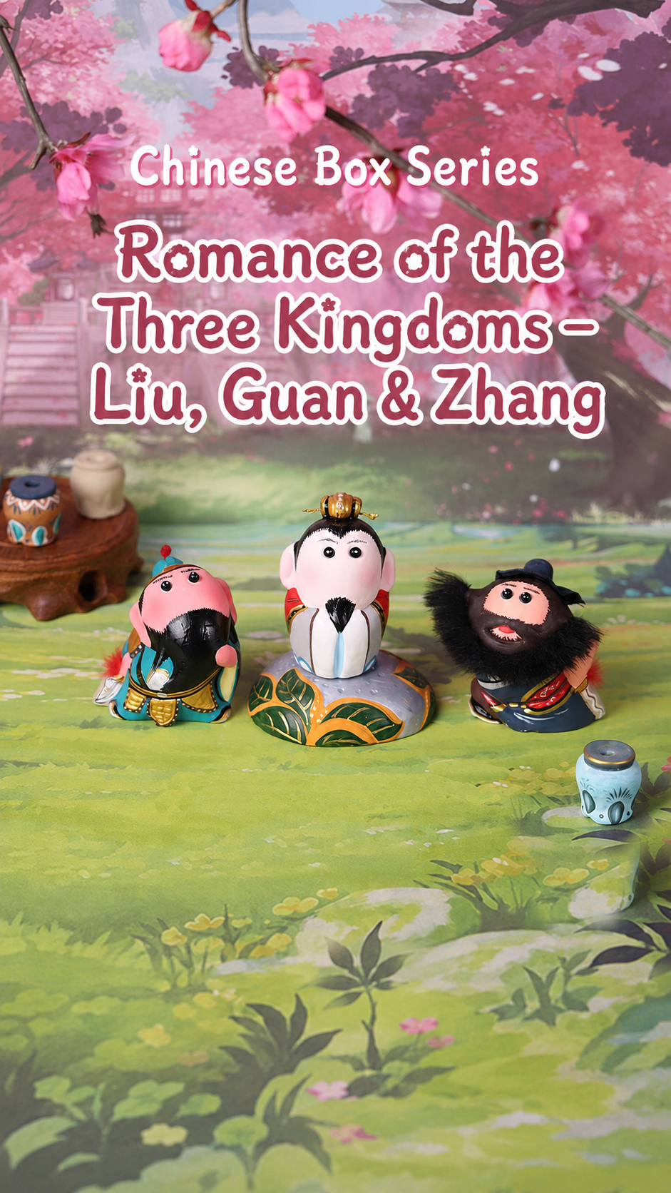 Three Kingdoms Clay Figurine Set detail image 4
