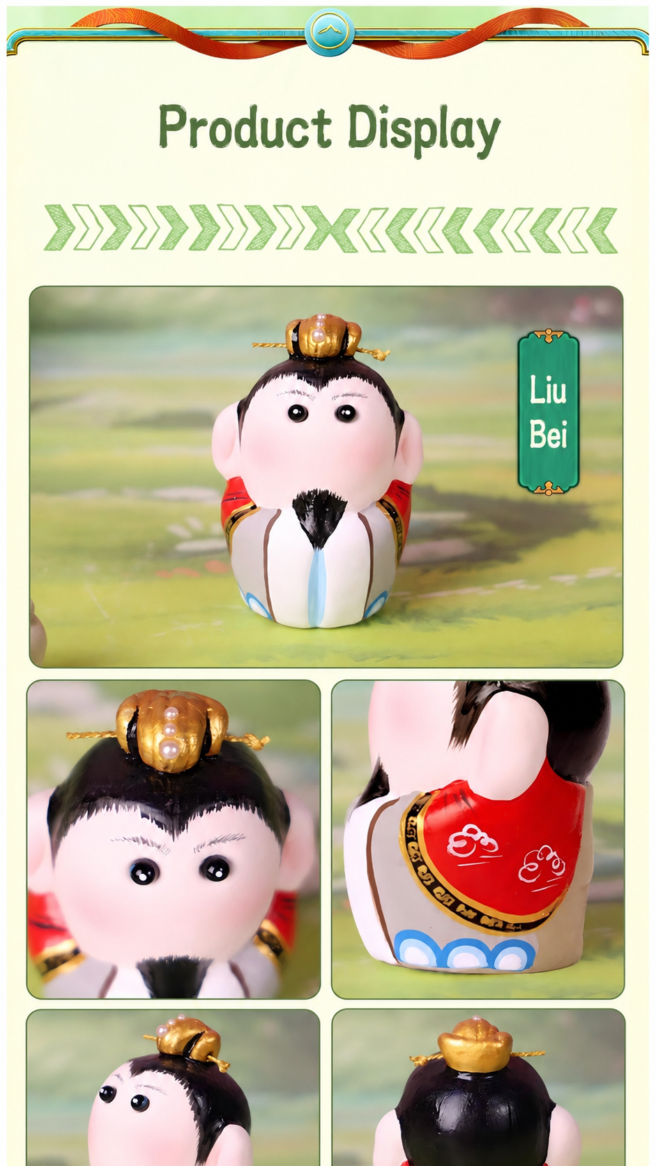 Three Kingdoms Clay Figurine Set detail image 7