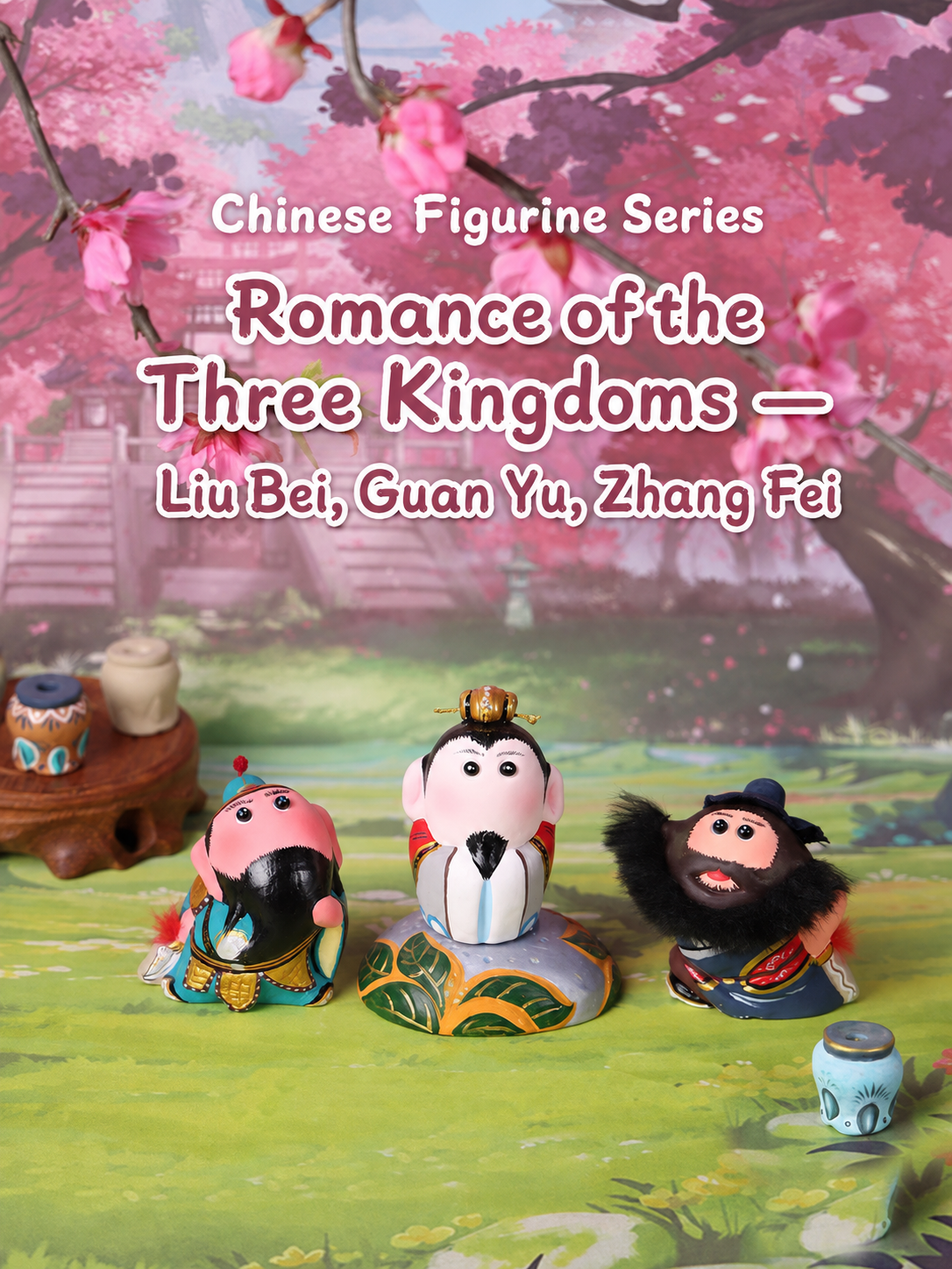 Three Kingdoms Clay Figurine Set main image 2