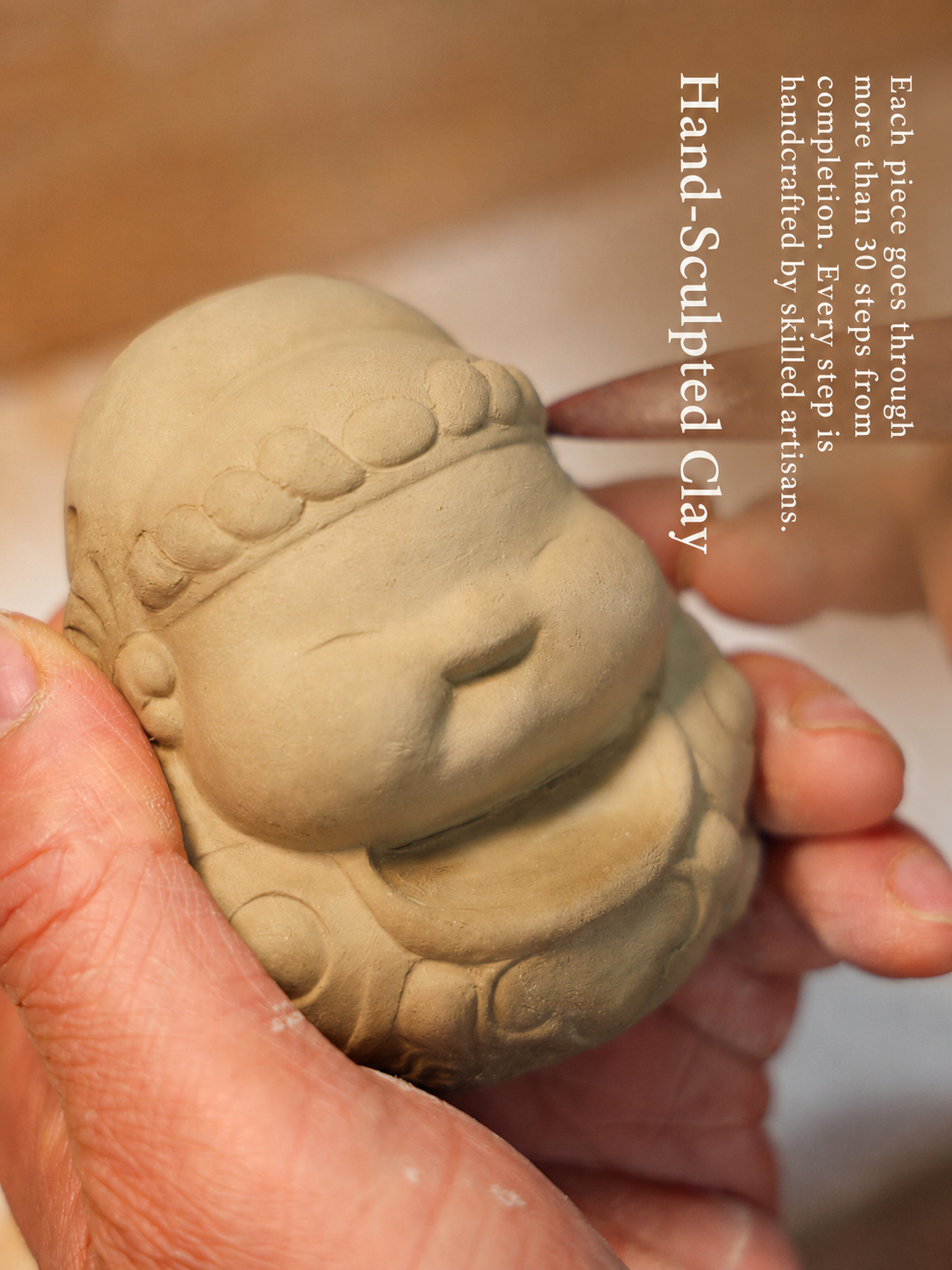 Threefold Prosperity God of Wealth Figurine main image 3
